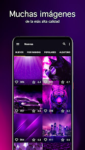 Captura 1 Fondos de pantalla púrpura 4K android