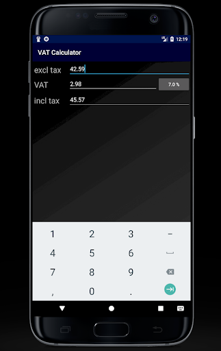 VAT Calculator PRO Screen 2