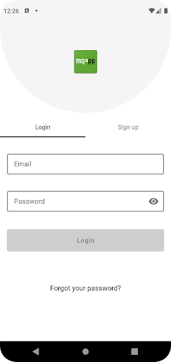 Android application Máis que Auga APP screenshort