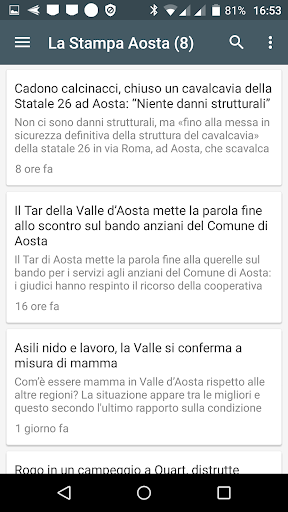Valle dAosta notizie locali Screen 3