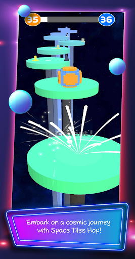 Space Tiles Hop: Premium Screen 3