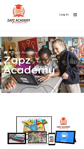 Android application ZAPZ Academy screenshort
