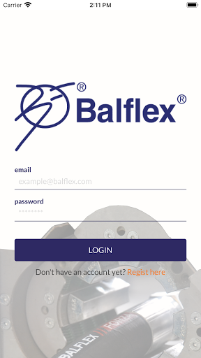Android application Balflex screenshort