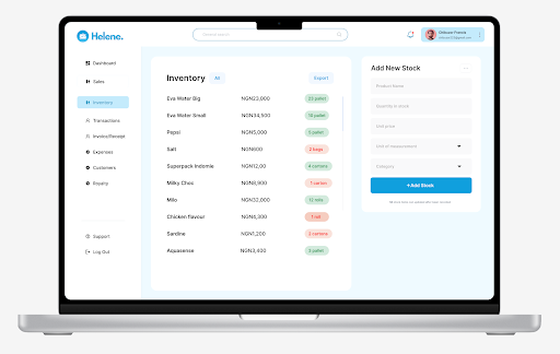 Helene - Bookkeeping made easy