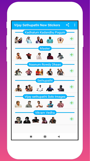 Vijay Sethupathi Stickers Screen 3