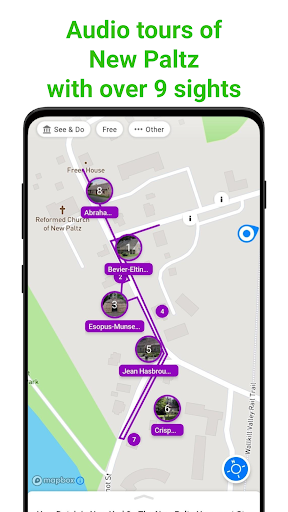 Android application New Paltz SmartGuide screenshort