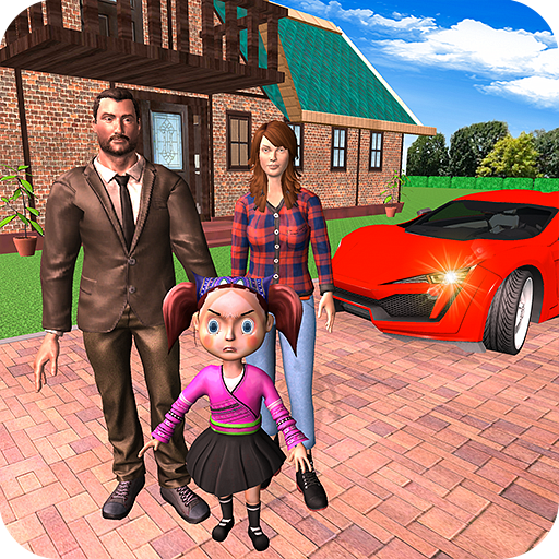 Virtual Police Dad Sim 3D logo