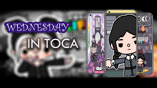 Toca Wednesday Boca Wallpaper 1.0 APK + Mod (Free purchase) for Android