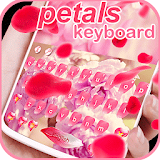 Pink Cute Flower Rose Red Petals Keyboard Theme icon