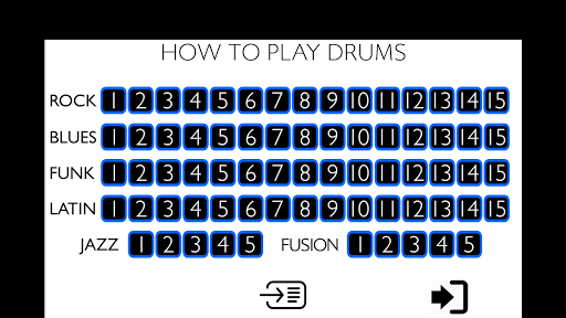 Android application How to play Drums screenshort