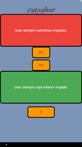 ¿Qué prefieres? Screen 2