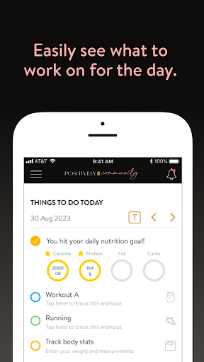 Positively Fit Community Screen 2