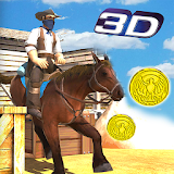 Cowboy Horse Run Simulator 3D icon