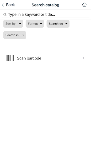 Bedford Public Library System Screen 2