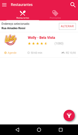 Wolly Burguer Delivery Screen 2