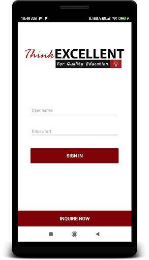 Think Excellent Screen 2