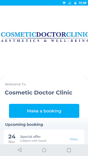 Android application Cosmetic Doctor Clinic screenshort