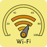 WiFi signal strength meter icon