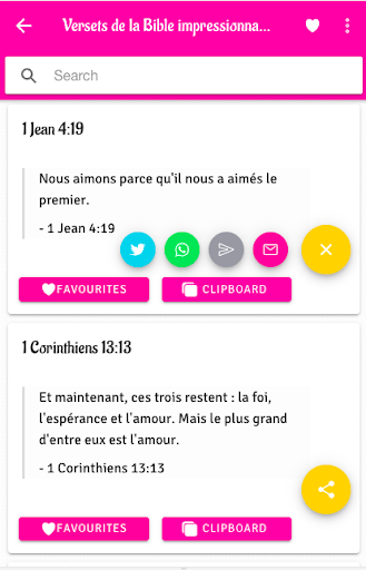 Versets biblique sur l amour Screen 3