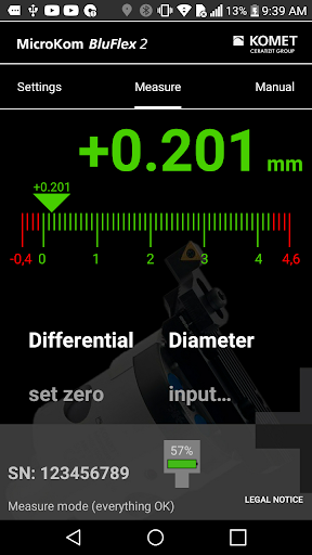 Android application BluFlex 2 screenshort
