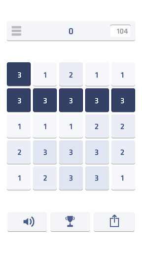Android application 123 Snake (Integer Snake) screenshort