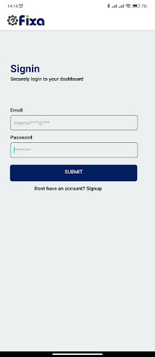 Fixa Services Screen 3