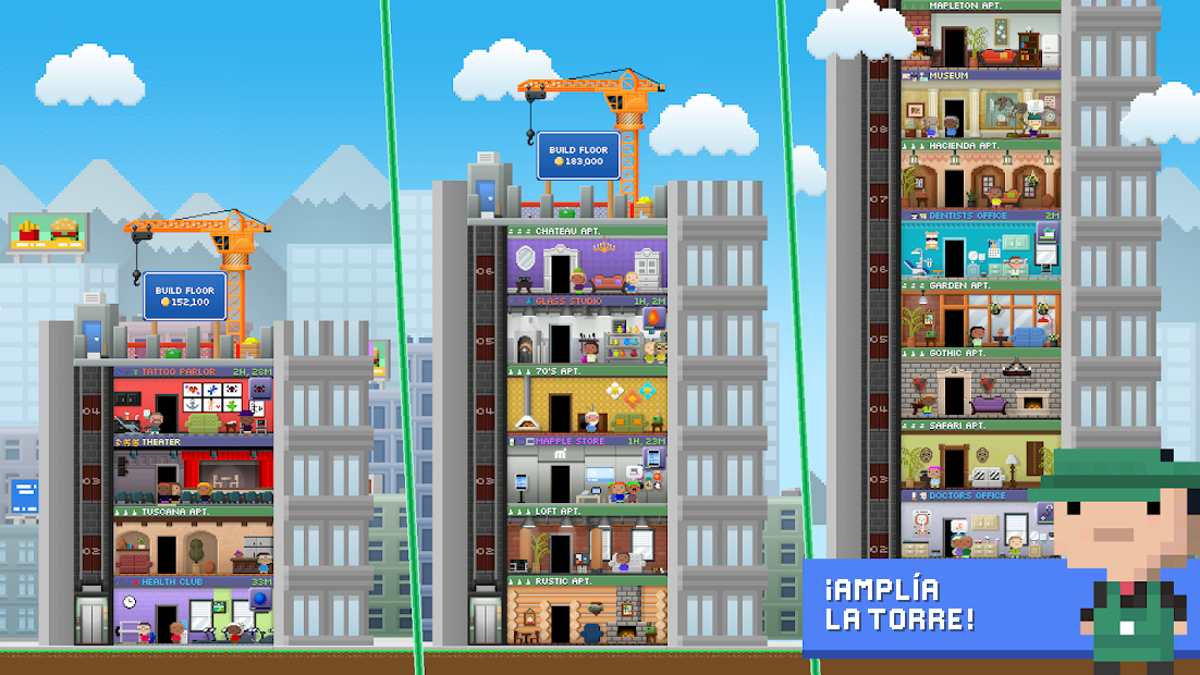 Screenshot 3 Tiny Tower: 8 Bit Retro Tycoon android