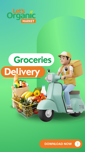 Android application Let's Organic Shopping screenshort