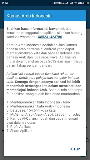 Translate kalimat dari bahasa arab ke indonesia dan sebaliknya