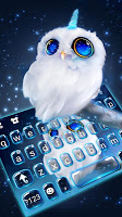 screenshot of Night Unicorn Owl Keyboard The