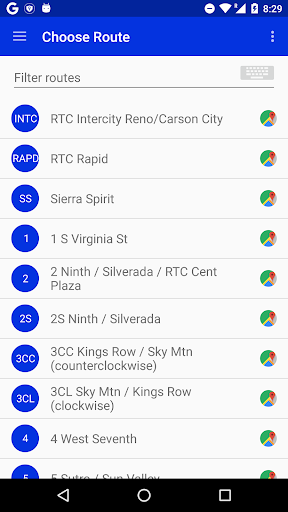 RTC Ride Live Screen 2