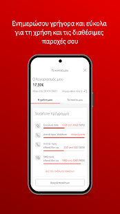 Min Vodafone (GR) Skärmdump