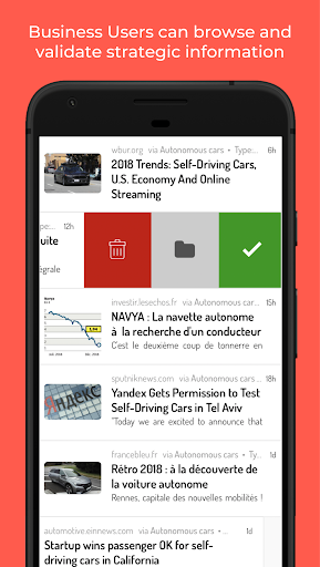 Android application Digimind Intelligence screenshort