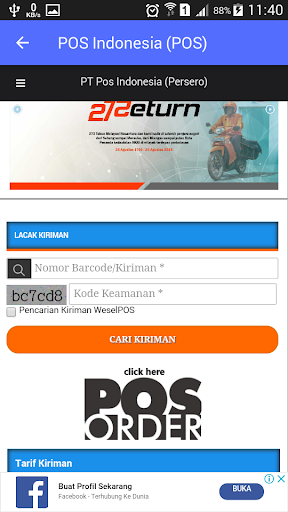 Cek Ongkir, Cek Resi (All Kuri Screen 3