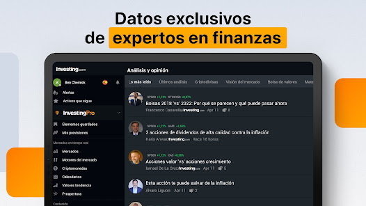 Captura de Pantalla 22 Investing.com Bolsa & Mercados android