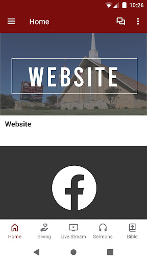 Android application Friendship Baptist Hurst TX screenshort