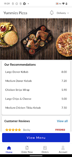 Yummies Pizza Screen 2