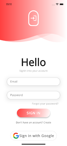 Android application Fribe Partner screenshort