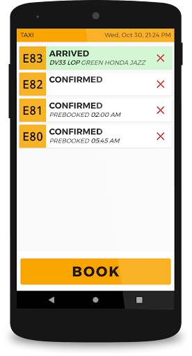 TAXIBOOKER Screen 3