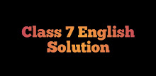Class 7 English Solution APK