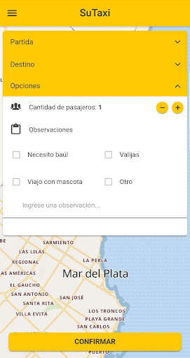 Su Taxi Mar del Plata. MDQ Screen 3