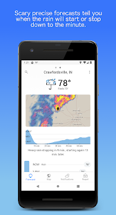 Dark Sky - Hyperlocal Weather لقطة شاشة