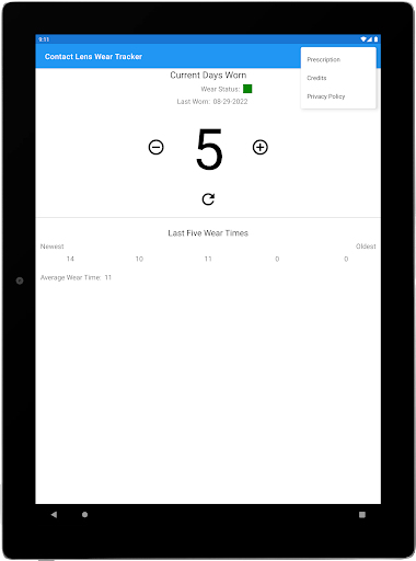 Contact Lens Tracker