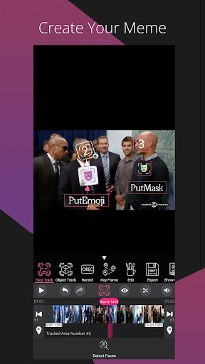 Android application PutEmoji - Put Emoji On Video screenshort