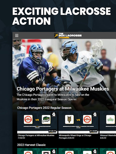 Screenshot of The Box Lacrosse Channel