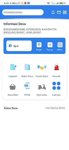 Android application eDesa screenshort