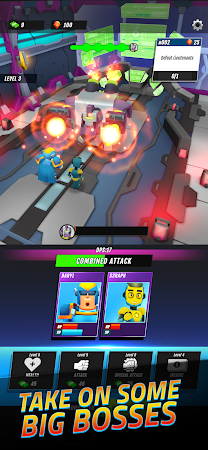 Game screenshot Superheroes Idle RPG League apk download