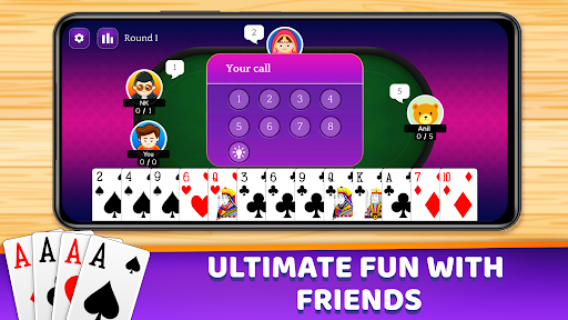 Callbreak Multiplayer Screen 2