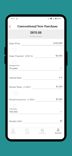 Scenic Oaks Mobile Mortgage Screen 3