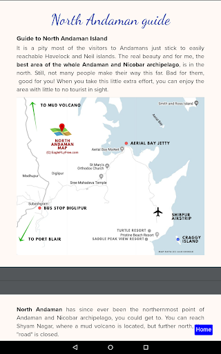 Andaman Islands Travel Guide. Screen 2